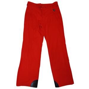 Goretex SKYR Red Ski Snow Pants Men Medium Adjustable Fully Lined Zippers Snaps